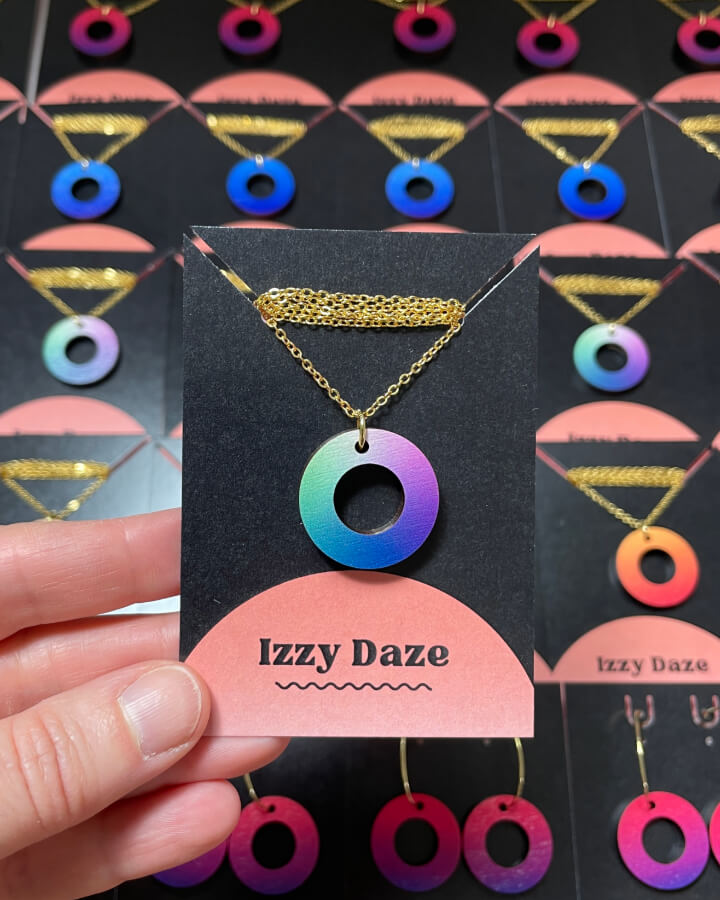 Donut Necklace: Galaxy