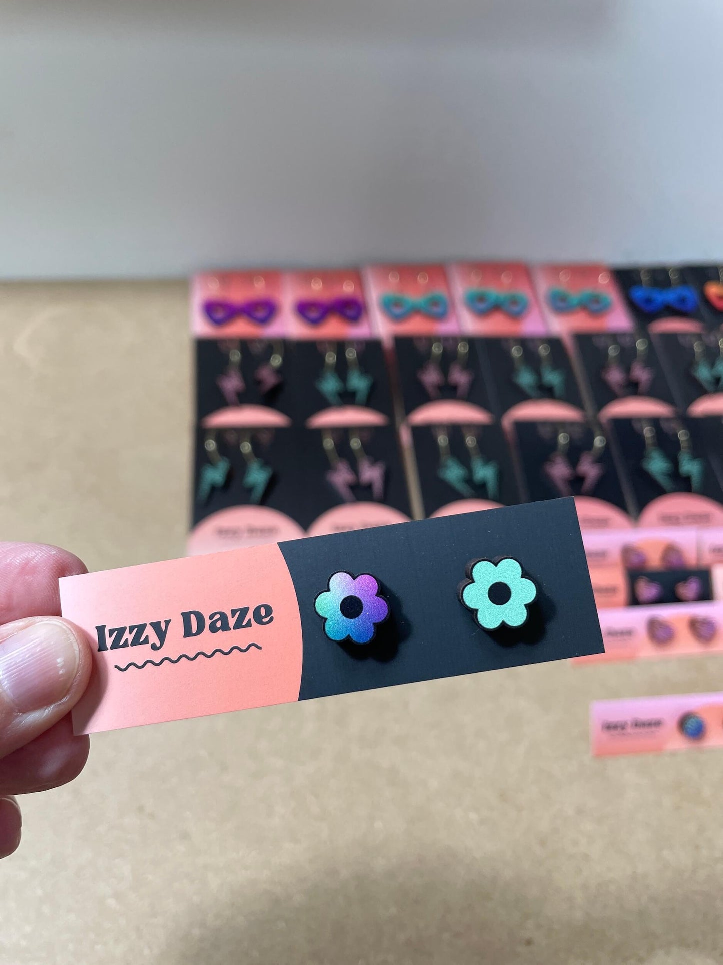 SALE - Flower Studs