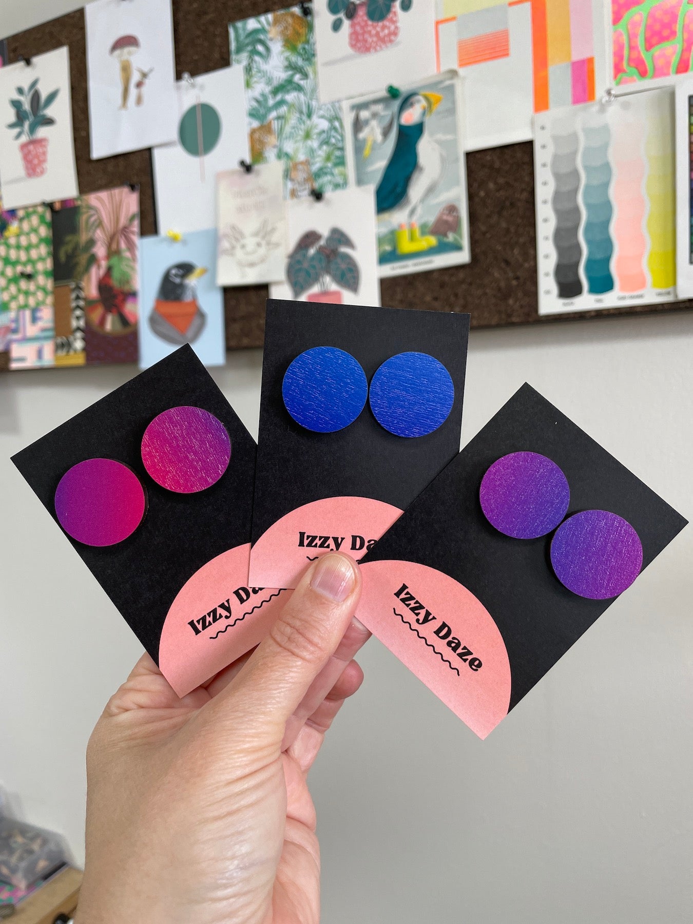 SALE - Large Circle Studs