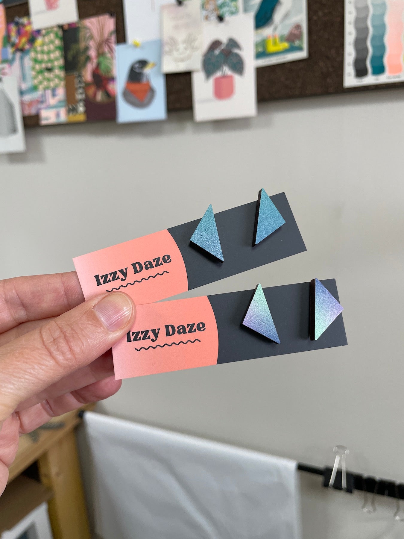 SALE - Triangle Studs