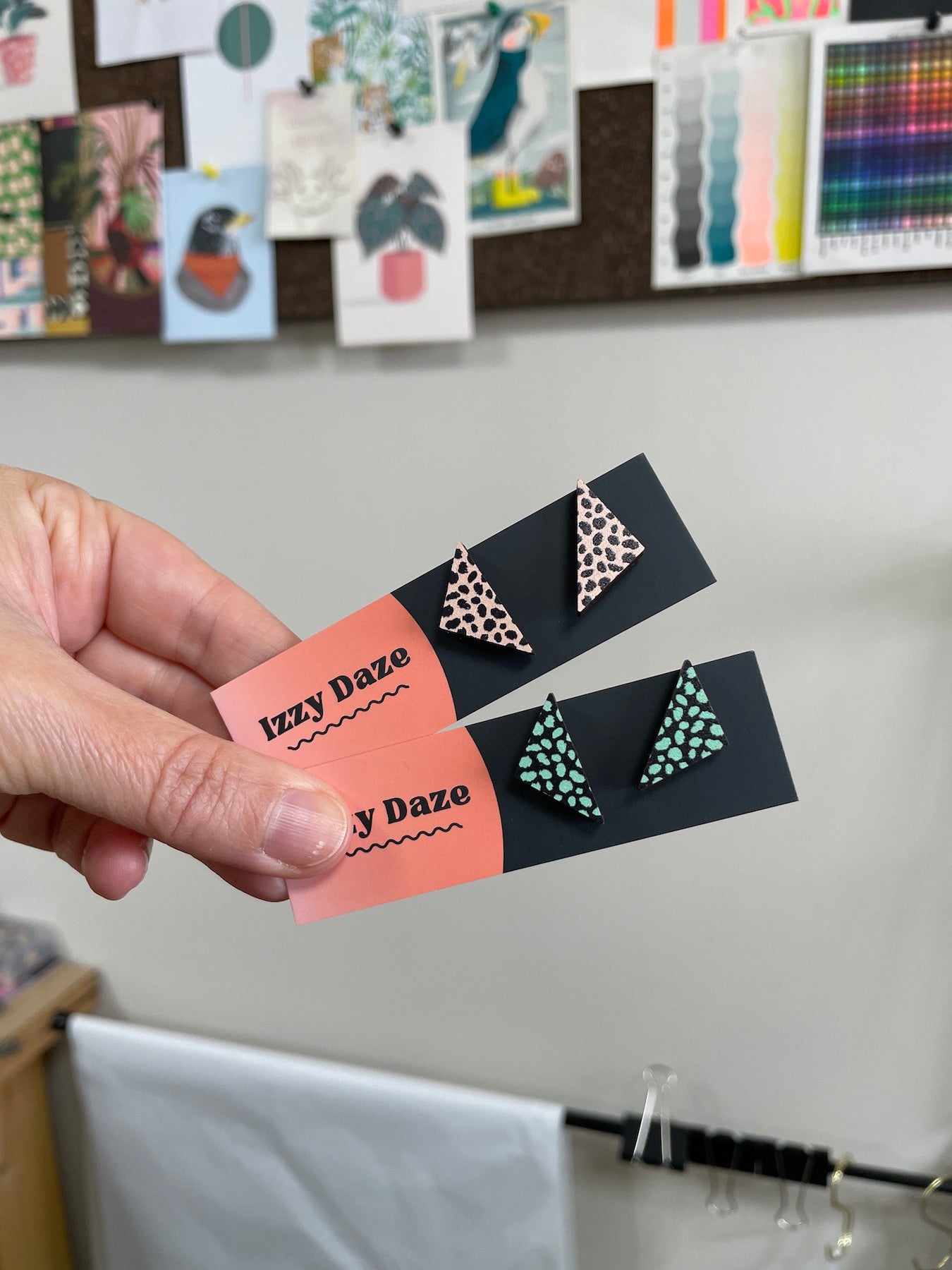 SALE - Triangle Studs