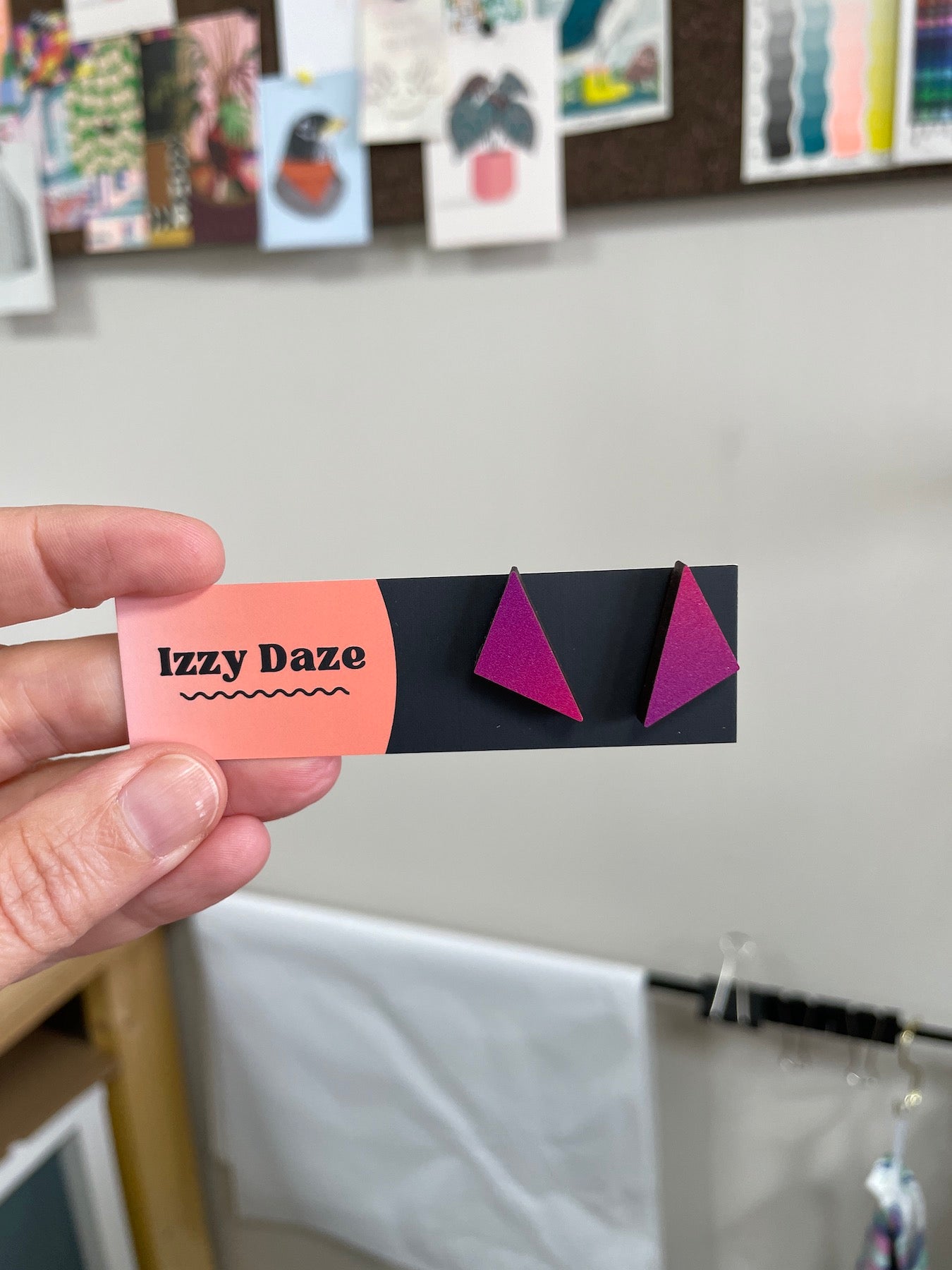 SALE - Triangle Studs