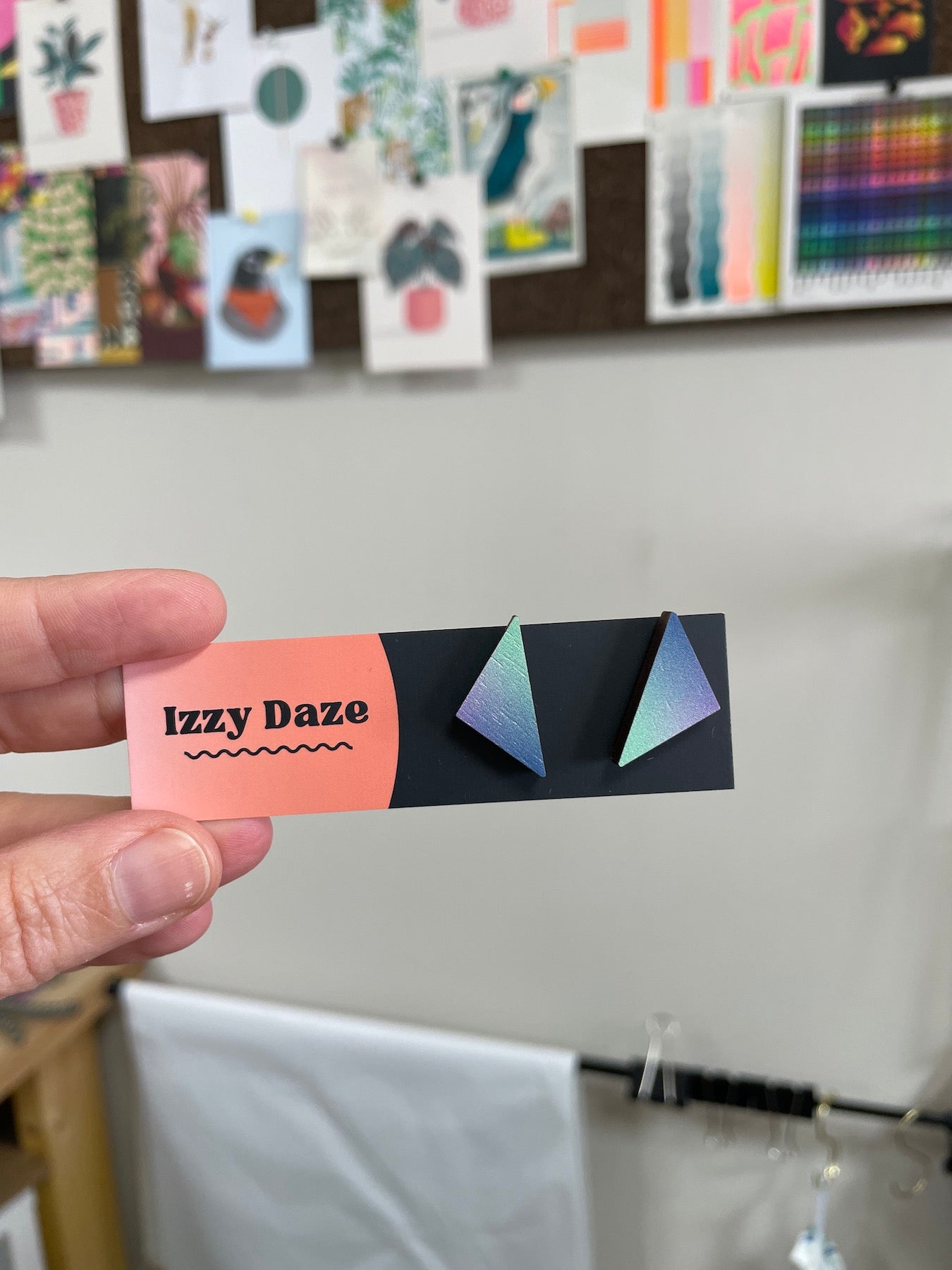 SALE - Triangle Studs