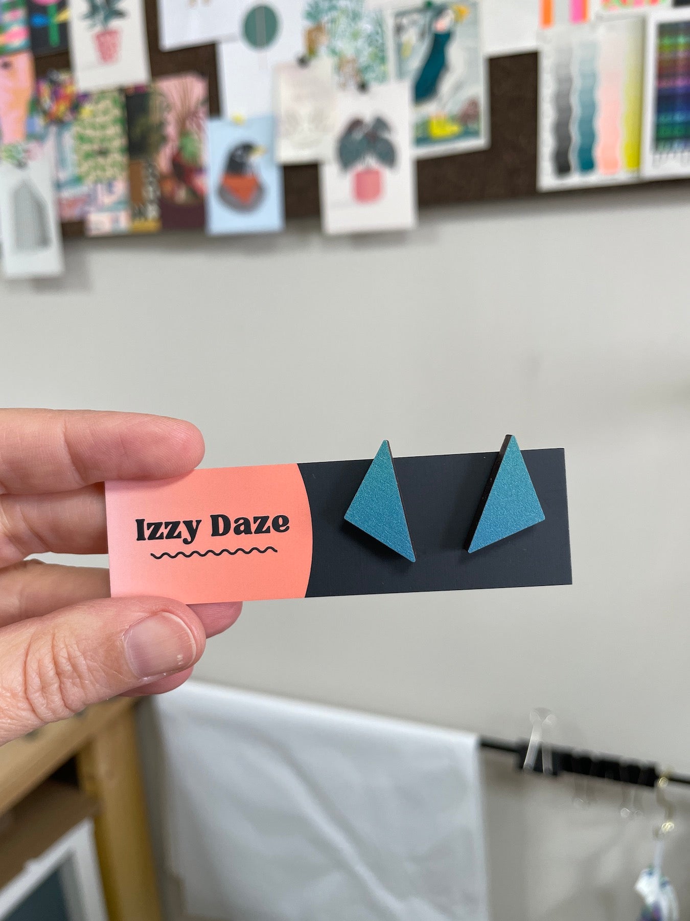 SALE - Triangle Studs