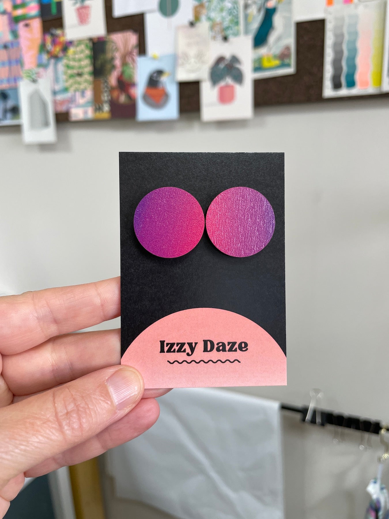 SALE - Large Circle Studs