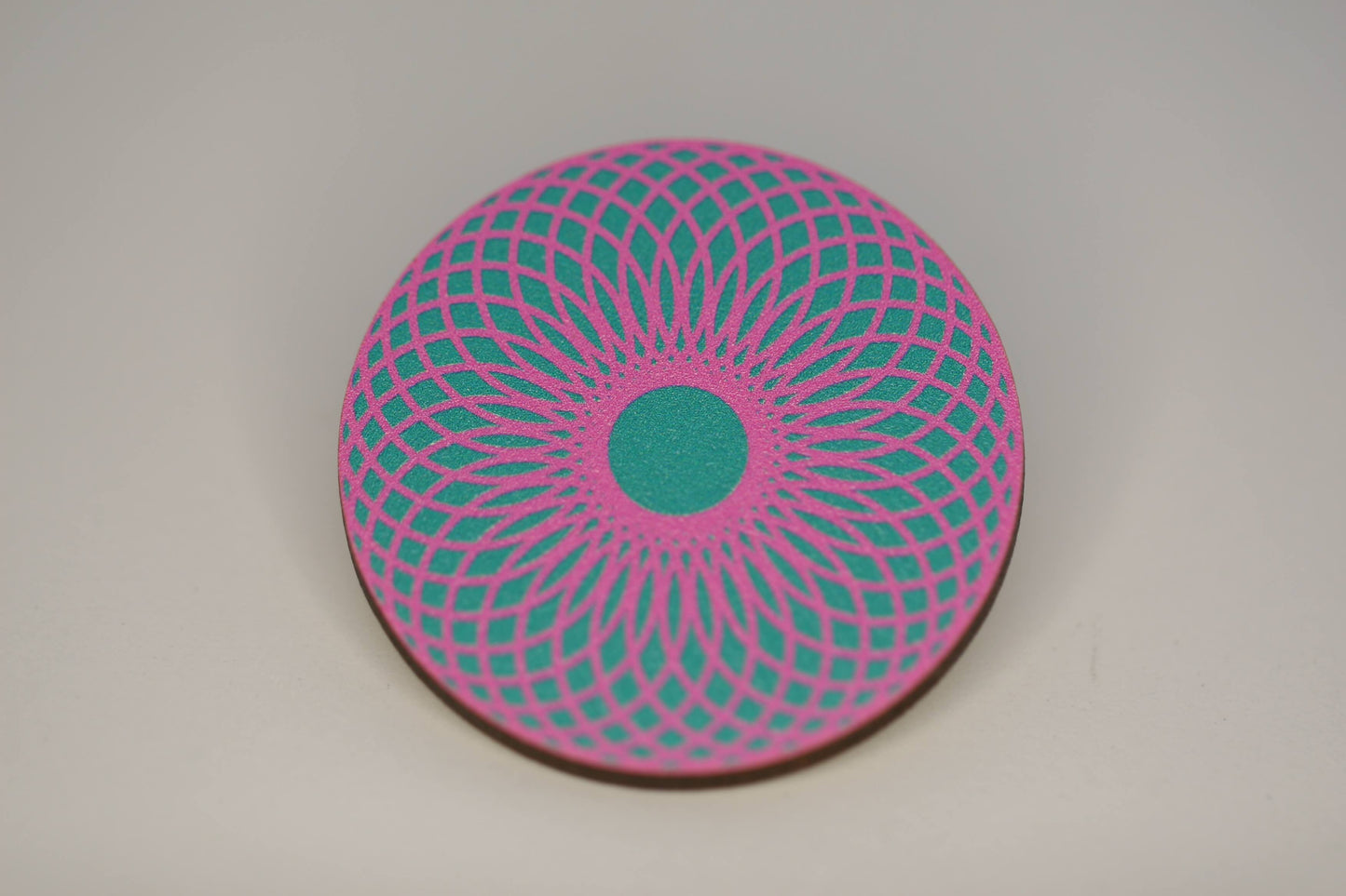 SALE: Spiro-Flo Wooden Pin Brooch