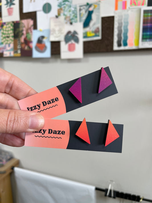 SALE - Triangle Studs