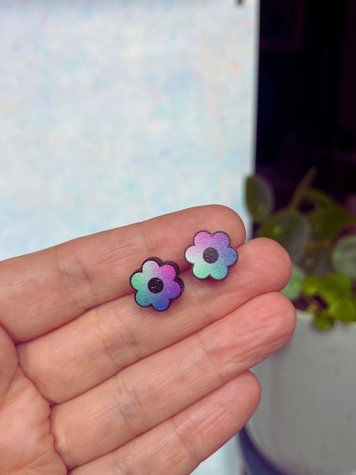 Flower Studs - Galaxy