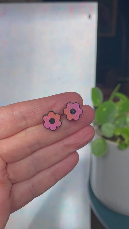 Flower Studs - Peachy Keen