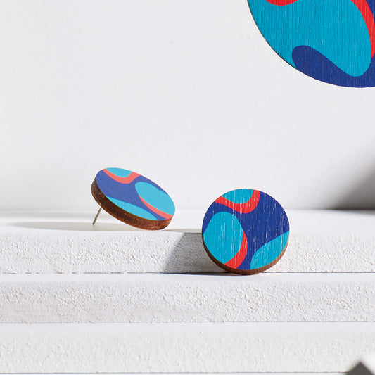 SALE: Grace Studs Blue