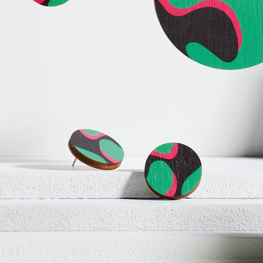 SALE: Green Grace Studs